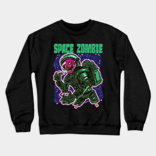 Space Zombie Astronaut Skeleton Crewneck Sweatshirt